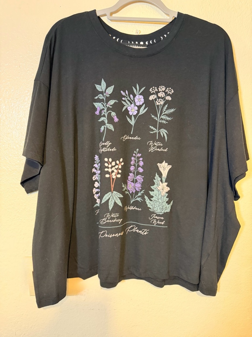 Torrid Black Graphic Nightfall Crop Top Tee
